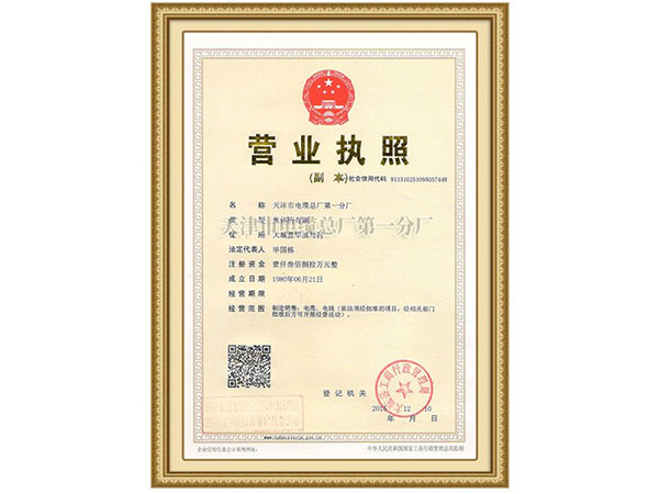 营业执照