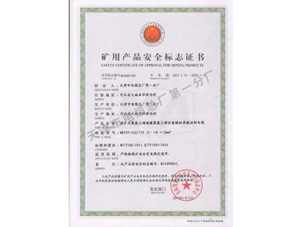 认证证书